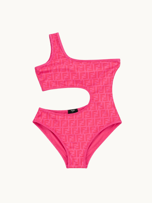 FF PINK CUT OUT SWIMSUIT