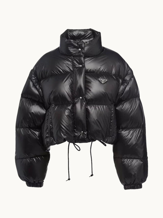 TRIANGLE SHINY JACKET BLACK
