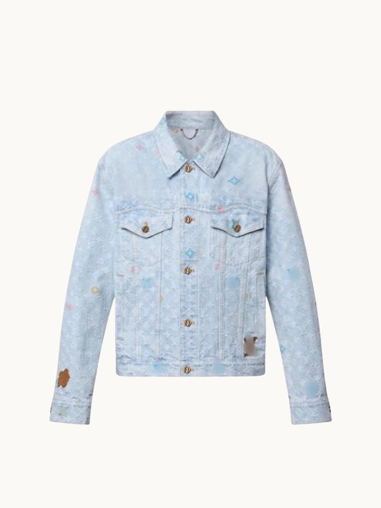 Denim jacket multicolor