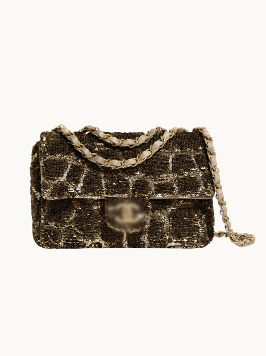 BROWN PATTERN BAG