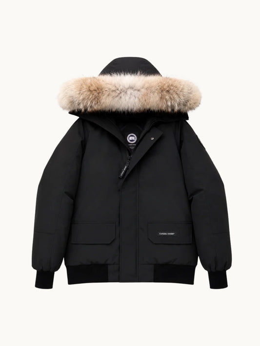 FLUFFY FUR TRIM JACKET