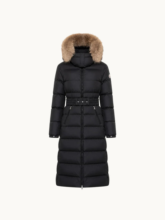 FUR TRIM LONG COAT