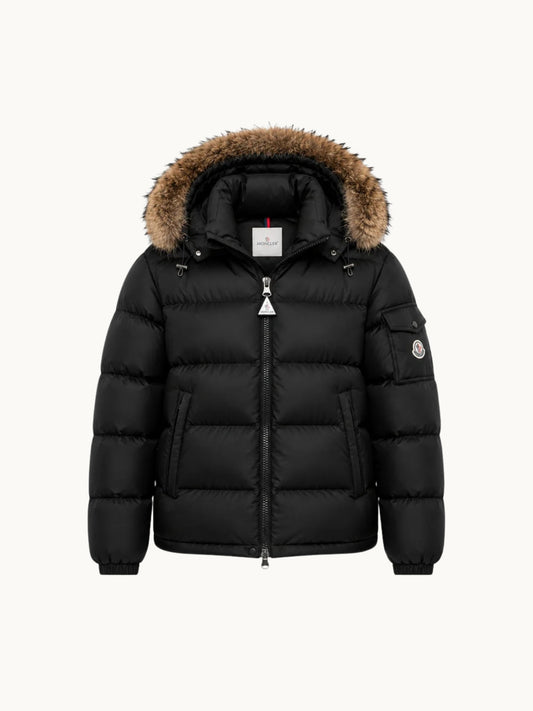 FUR TRIM MATT JACKET