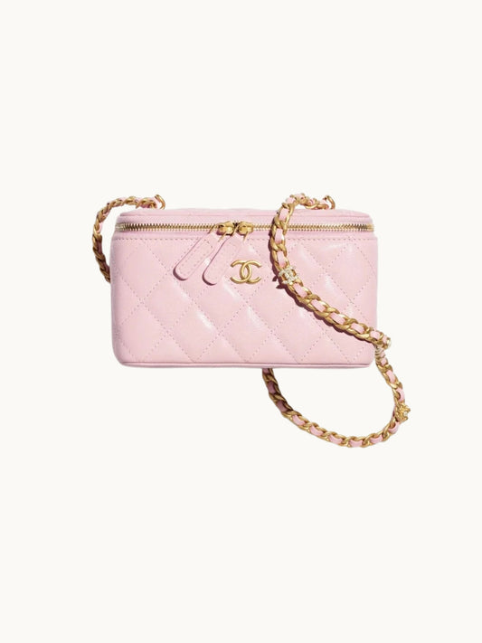 PINK WIDE BOX BAG