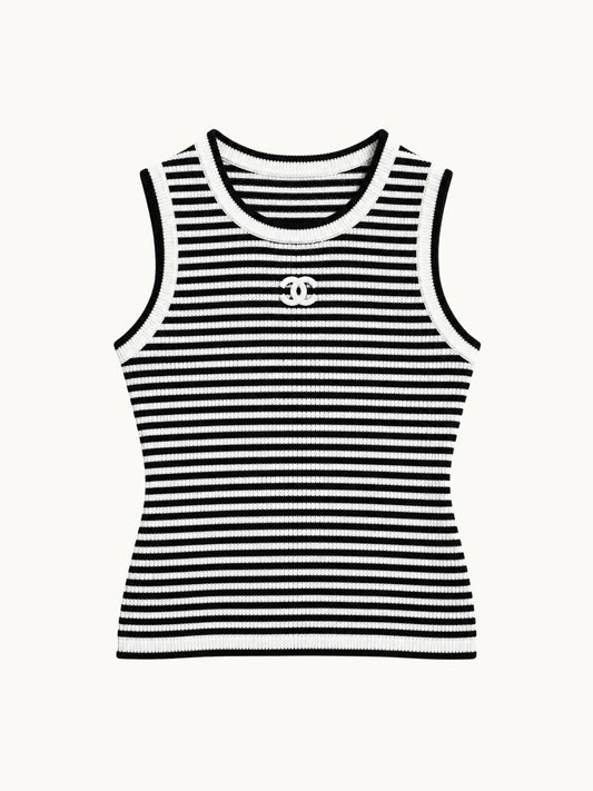 BLACK STRIPES TOP