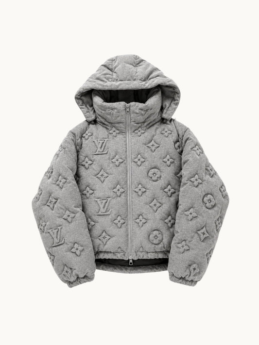 ICONIC PUFFER COAT GREY