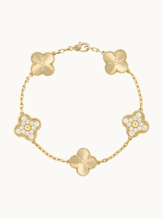 CLEAVE HALF DIAMOND BRACELET
